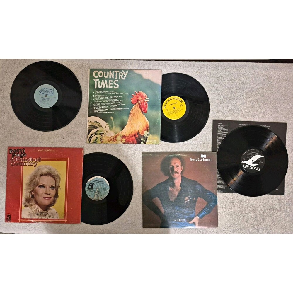 Patti Page / Terry Cashman Country Times 12" Black Vinyl LP Stereo LS 6006